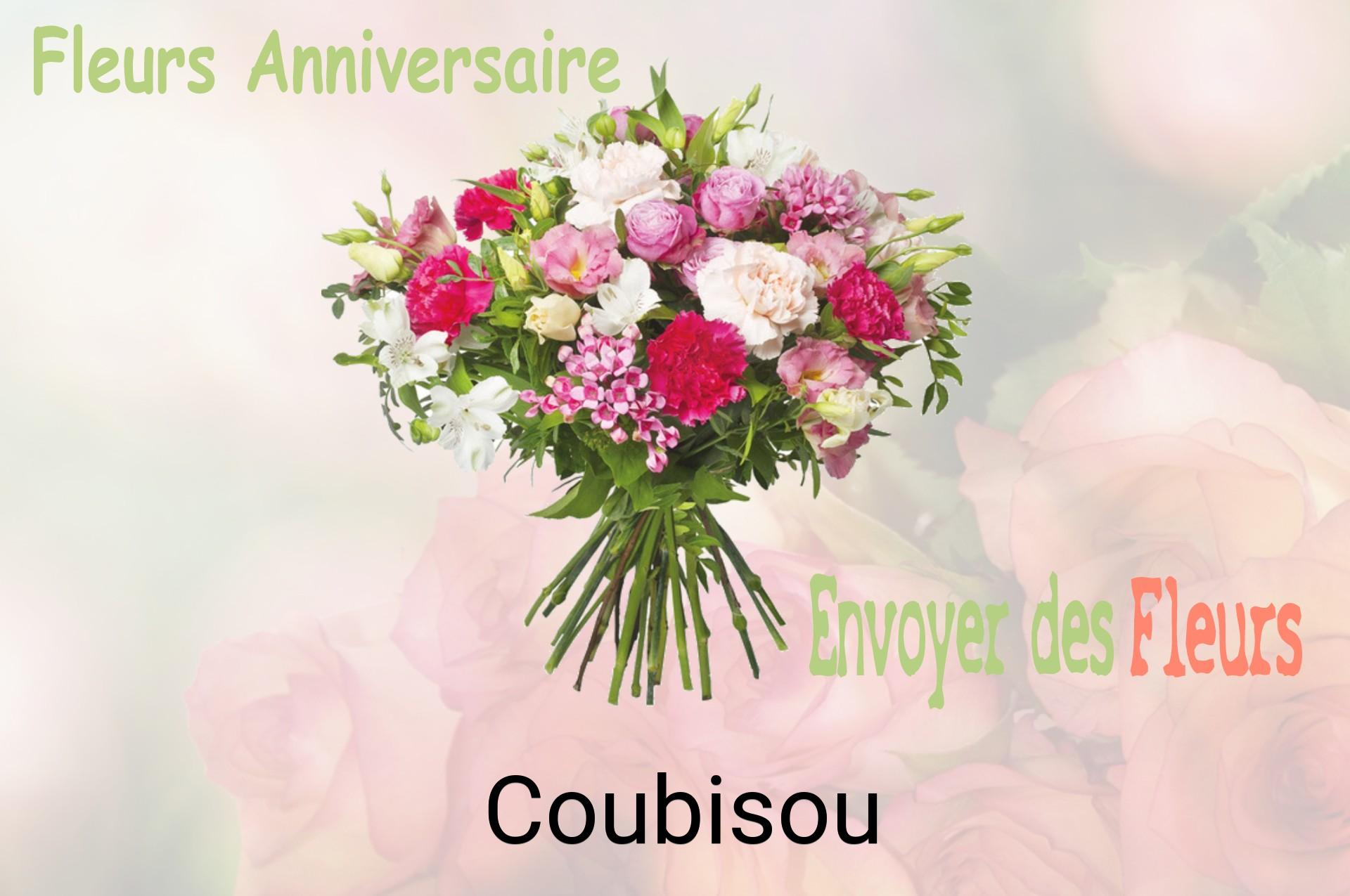 Bouquet de fleurs d’anniversaire livré à Coubisou
