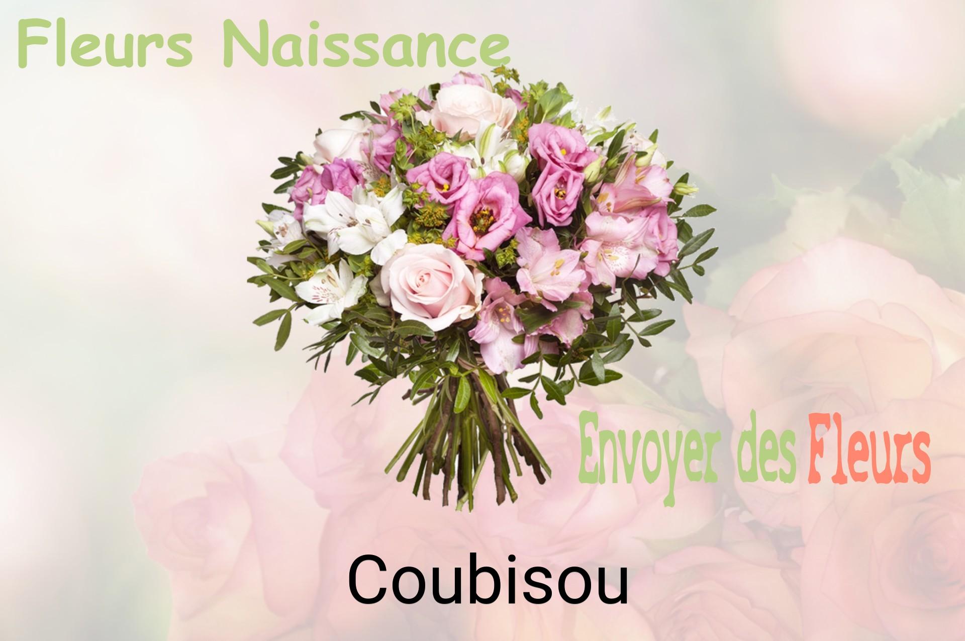 Bouquet de fleurs de naissance livré à Coubisou